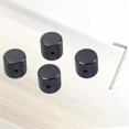 thumbnail image 3 of Silver 4 Pack Volume Control Knob Tone Knob Flat Control Knob, 3 of 5