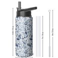 thumbnail image 4 of Camouflage Insulated Stainless Steel Water Bottle with Straw & Cleaning Brush – 18/32/40 Oz | Leakproof, BPA-Free, 304 Stainless Steel, Wide Mouth, Travel Mug for Car, Gym, Office, 4 of 5