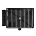 thumbnail image 6 of happimess DSH1004A Palazzo 20.75" Fingerprint-Proof Stainless Steel 2-Tier Dish Drying Rack with Swivel Spout Tray, Stainless Steel/Black, 6 of 12