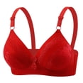 thumbnail image 2 of Hrsba Womens Plus Size Bra,Woman Color Comfortable Hollow Out Perspective Bra Underwear No Rims,Womens Casual Summer Bra,Womens Bra, 2 of 4