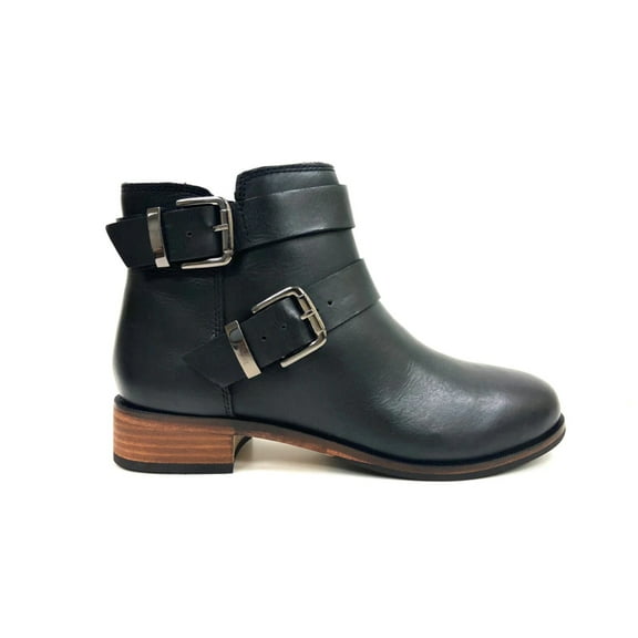 Tillie Black Stacked Bootie