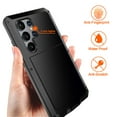 thumbnail image 5 of For Samsung Galaxy S25 Ultra Aluminum Alloy Metal Case,Heavy Duty Full Body with Built-in Screen Protector Shockproof Dustproof Screw Bumper Drop Protective Case For Samsung Galaxy S25 Ultra,Black, 5 of 5
