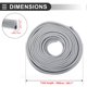 thumbnail image 4 of Ofertas Únicas Universal Car Weatherstrip Weather Stripping Cinta Adhesiva Sello de Clima 33Ft U-Shape Gris, 4 of 7