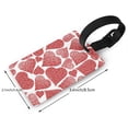 thumbnail image 4 of Daiia Hearts Durable Luggage Tags with Secure Strap Travel ID Tags Suitcase ID Tags Bag Identification Tags - Easy Identification for Men and Women, 4 of 8