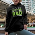 thumbnail image 2 of I'm a Golf Dad, Like a Normal Dad but Cooler with a Ball, Golf Player, Golfing or Golfer Themed Merch Gift, Black Hooded Sweatshirt or Hoodie, Large, 2 of 5