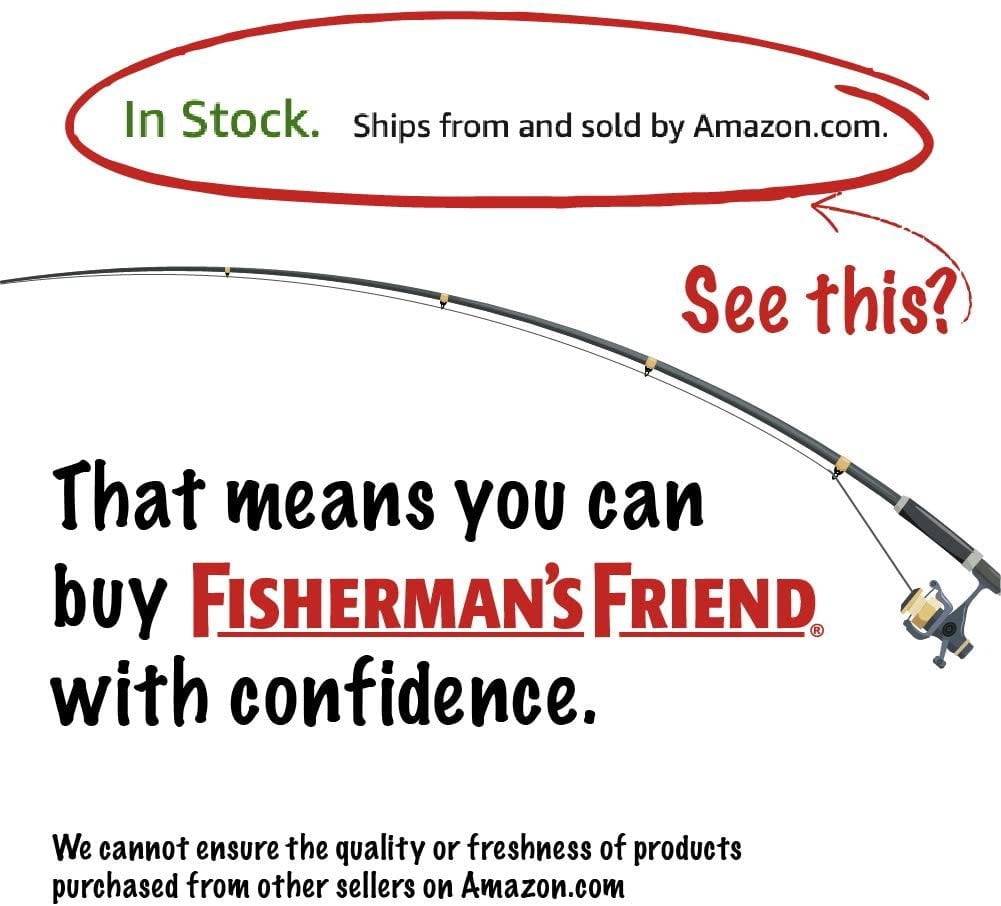 5 Pack Fisherman's Friend Original Extra Strong Menthol 38 Lozenges Each