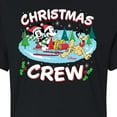 thumbnail image 3 of Disney - Christmas Crew - Juniors Cropped Cotton Blend T-Shirt, 3 of 5