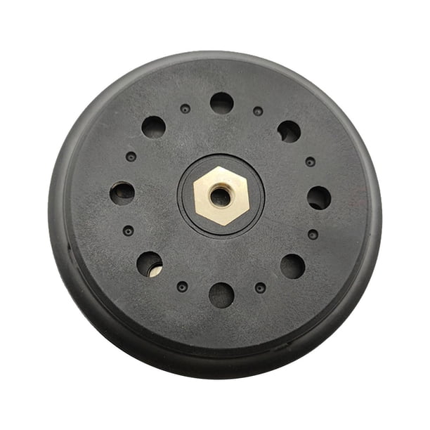 Disco de placa de soporte para lijado de 6 pulgadas con soporte para pulido y esmerilado Negro