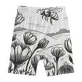 thumbnail image 5 of ibiyuan Boys Clothes Size 10-12 Youth Boys Casual Summer Short Sleeve Outfit Set Letter Print Round Neck T-Shirt Elastic Waist Shorts 2 Piece,6-7,White, 5 of 8