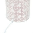thumbnail image 5 of Mod Lighting and Decor Floral Print Table Lamp with Drum Shade - 18.5" - Beige and White, 5 of 9