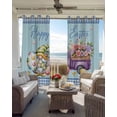thumbnail image 4 of Easter Blackout Curtains 84 Inches Long, Gnomes Colorful Dots Eggs Truck Flowers Blue Plaid Thermal Insulated Black Out Curtains, Darkening Window Curtain for Bedroom Living Room 42"x84" 2 Panels, 4 of 9