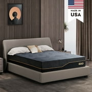 MLILY Ego Black King Size Mattress, 14 inch Cooling Gel Memory Foam Mattress in a Box, Firm