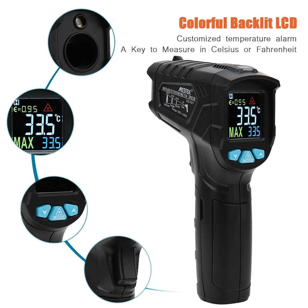 Industrial Thermometer,IR01B Industrial Thermometer 50℃~550℃ Temperature Measurement Tool Thermometer Elevate Your Experience