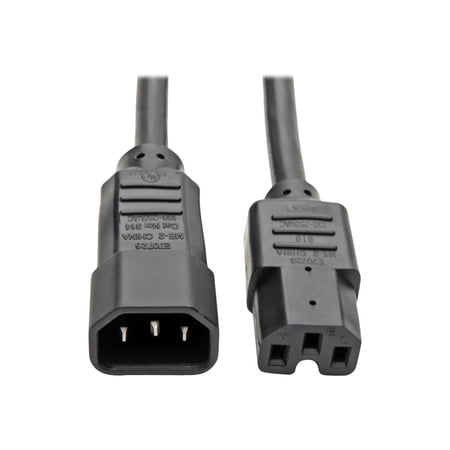 Tripp Lite 3ft Heavy-Duty Computer Power Cord (IEC-320-C14 to IEC-320-C15)