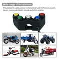 thumbnail image 4 of Scienceny Interruptor de encendido/apagado del faro, controlador de manillar ajustable, interruptor de cinco posiciones con cambiador de circuito de 5 Accesorios para motos Scienceny VI015513-01, 4 of 6
