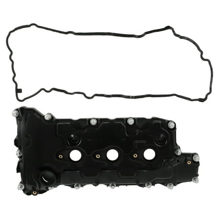 Unique Bargains Left Engine Valve Cover w/ Gasket No.12647772 for Chevrolet Camaro 3.6L 10-12