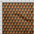 thumbnail image 4 of oneOone Rayon Orange Fabric Geometric Dress Material Fabric Print Fabric By The Yard 56 Inch Wide, 4 of 4