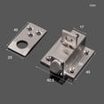 thumbnail image 3 of Stainless Steel Spring Latch Lock Anti-Theft Latch Automatic Latch Door Latch Square (Up), 3 of 10
