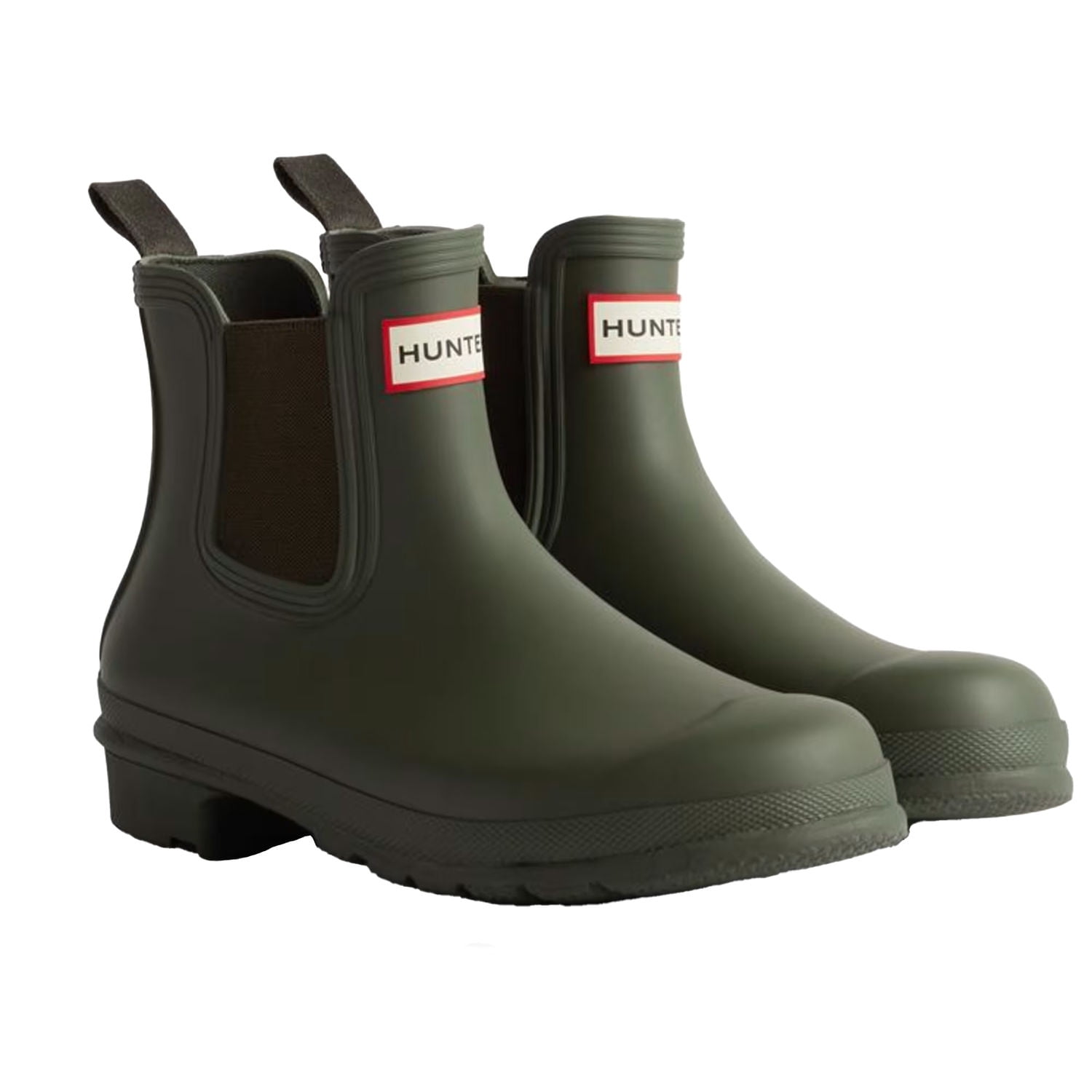 Hunter Womens Commando Chelsea Boots - Walmart.com