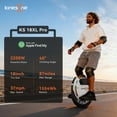 thumbnail image 3 of KINGSONG 18XLPRO Electric Unicycle - 37mph Max Speed, 87 Miles Range, 18-Inch One wheel, High-Power Commuter EUC for Adults, 3 of 17