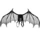 thumbnail image 4 of Accesorio de disfraz de fiesta plegable con ala de Halloween, accesorio de cosplay para niños, regalo para niños, color blanco, 4 of 14