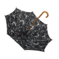 thumbnail image 5 of AWST Int'l Lila Linear Horses Umbrella- Black, 5 of 5