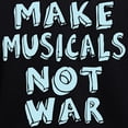 thumbnail image 3 of CafePress - MAKE MUSICALS NOT WAR2 - Pullover Hoodie, Classic & Comfortable Hooded Sweatshirt, 3 of 4