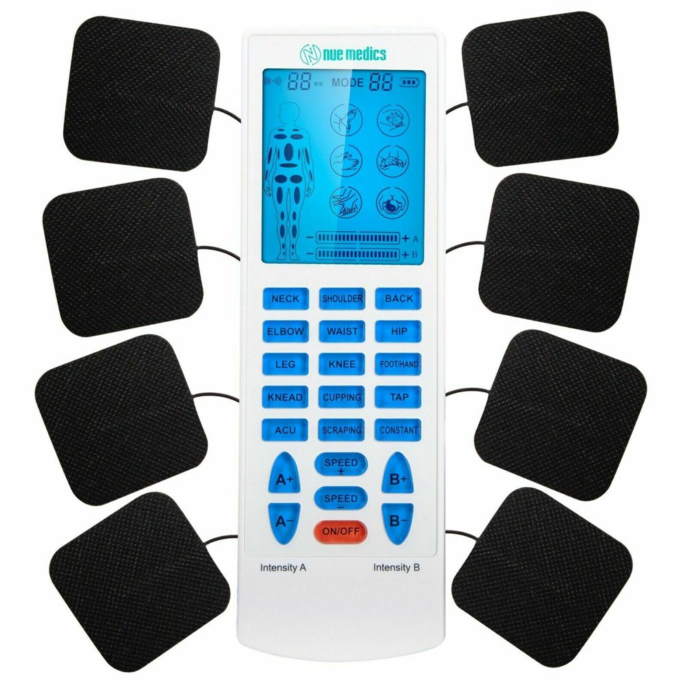 Tens Unit Muscle Stimulator Rechargeable EMS MachineLifetime Warranty