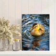 thumbnail image 2 of Cute Swimming Duckling Animal Canvas Print Nursery Home Decor, 2 of 8