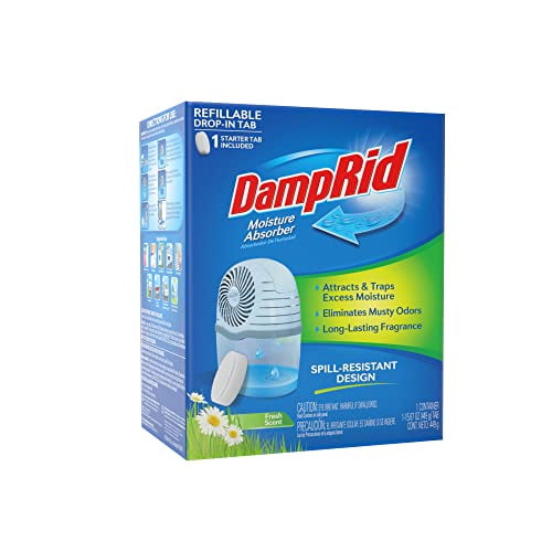 DampRid Fresh Scent DropIn Tab Moisture Absorber Starter Kit