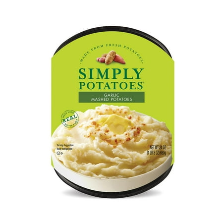 Simply Potatoes Garlic Mashed Potatoes, 24 oz, Pack of 1 (Refrigerated)