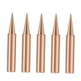 thumbnail image 1 of figatia 5 Pcs Embouts de Fer à Souder Remplacement Embouts de Soudure Portables Stable Cuivre D, 1 of 7