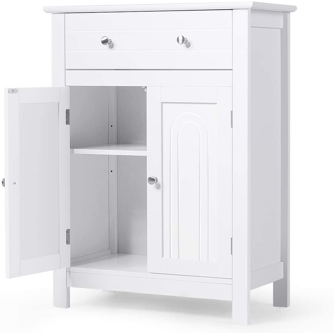 Kanstar 32 Bathroom Storage Cabinet, Bathroom Storage Cabinets White Gloss