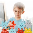 thumbnail image 4 of Jengas Blocks, Cute Puzzle Interesting Wooden Blocks  For Parent Child Interaction, 4 of 8