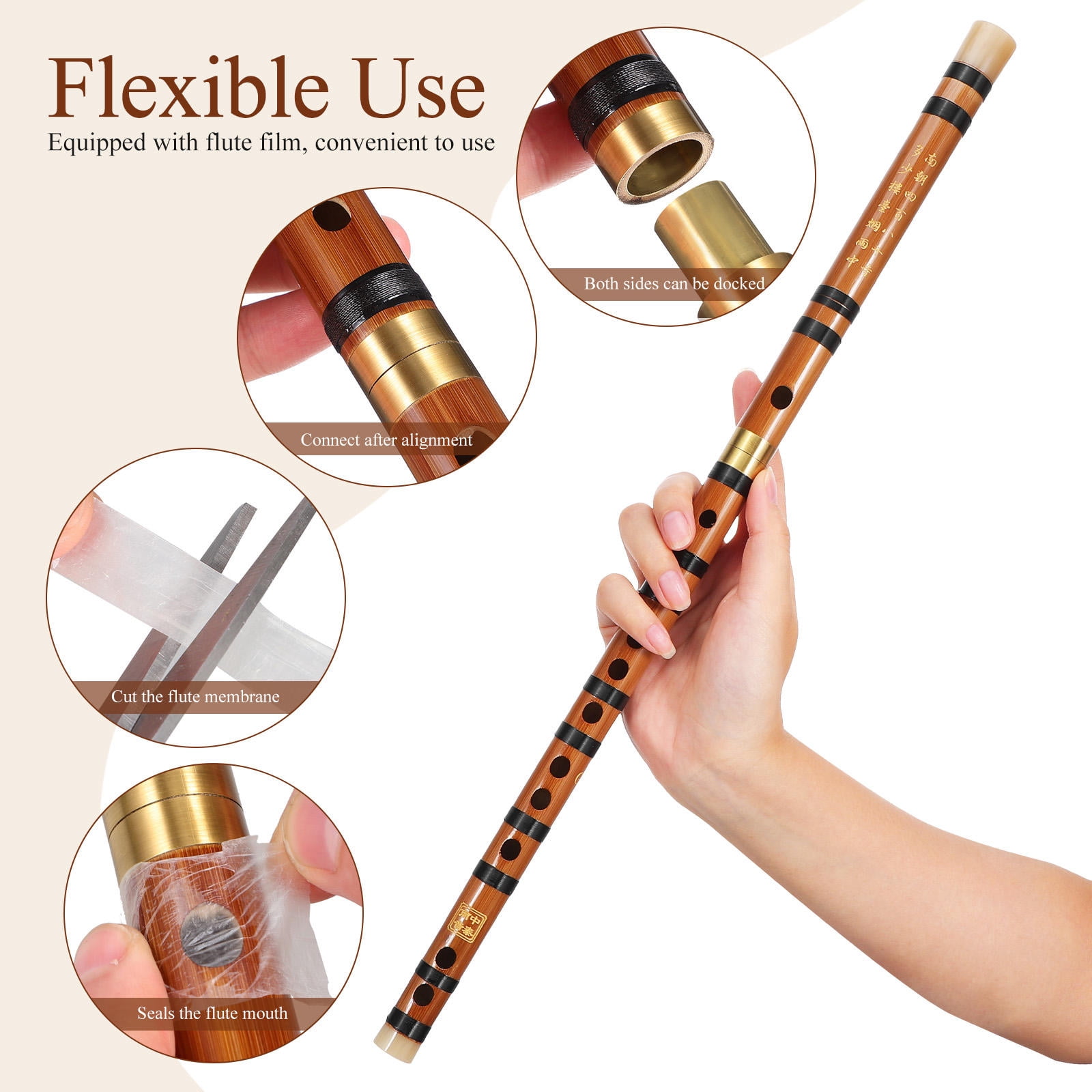 NUOLUX Flute Woodwind Instruments 1 Set
