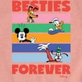 thumbnail image 3 of Disney - Pluto, Donald Duck, Mickey & Goofy - Besties Forever - Toddler & Youth Girls Short Sleeve Graphic T-Shirt, 3 of 6