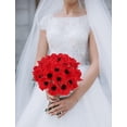 thumbnail image 5 of ABPETE 20PCS Red Poppy Flowers Artificial 19.4" PU Real Touch Faux Poppies Fake Flower Bulk for Wedding Bouquets Floral Arrangements Centerpiece Corsages Home Table Garden Party Decor(Red), 5 of 14