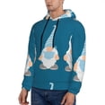 thumbnail image 3 of Fotbe Men's Hoodie with Nurse Doctor Gnomes Pattern - Kangaroo Pocket Pullover Hooded Sweatshirt, Perfect for Daily Wear, Travel, and Home-Large, 3 of 7