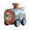 Blue, variant on Green Press And Go Inertia Toy Car For Kids 1+ Change Face With Whistle Small Train Vehicle For Parent Child Interaction Toddler Toy Green
