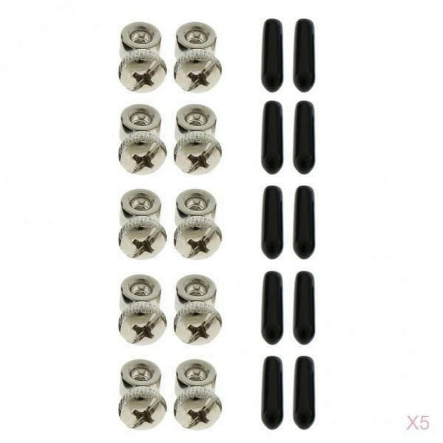 25 de tornillos y tapas de extremo Cables Cuerdas para saltar Piezas Accesorios Hardware