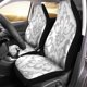 thumbnail image 1 of Juego de 2 fundas para asientos de coche ABPHQTO gris patrón geométrico Floral damasco barroco moderno universal, 1 of 4