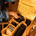 thumbnail image 4 of Langly Sierra Camera Backpack - Aspen Gold. Stylish, Durable, Water-Resistant Camera Bag, 4 of 11