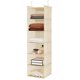 thumbnail image 1 of Organizador de armario colgante MAX Houser con estantería de 6 niveles (beige), 1 of 9