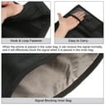 thumbnail image 5 of Uxcell Faraday Bag, RFID Signal Blocking Pouch 9.8 Inch Anti-Tracking Anti-Spying for Pad, Black, 5 of 5