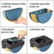 thumbnail image 4 of Hanging Kitchen Trash Can Wall Mounted Waste Bin (Dark Blue), 4 of 5