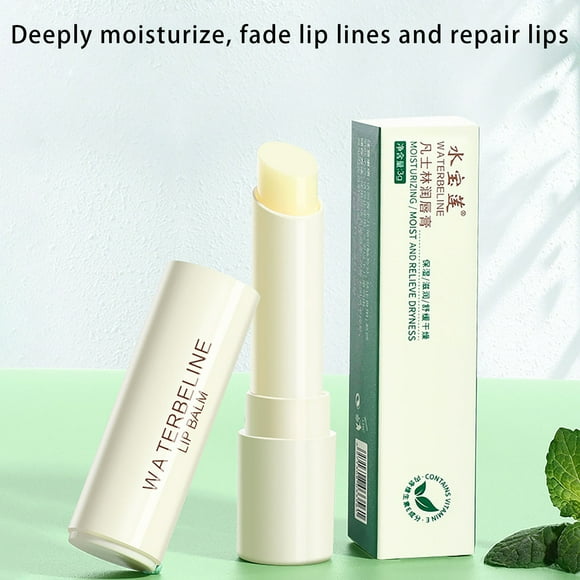 TopLLC Lipstick WATERBELINE Lipstick Lip Balm Is Colorless, Moisturizes And Moisturizes, And Reduces Lip Lines Lip balm