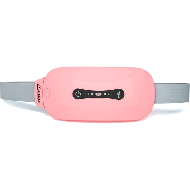 Almohadillas de calefacción para calambres, almohadilla de calefacción menstrual portátil inalámbrica, almohadilla de calefacción para aliviar el dolor de período rápido con 3 niveles de calor y 3 modos de masaje, almohadilla de calefacción para la espalda o el vientre, regalo ideal para mujeres esquí esquí Gafas de esquí
