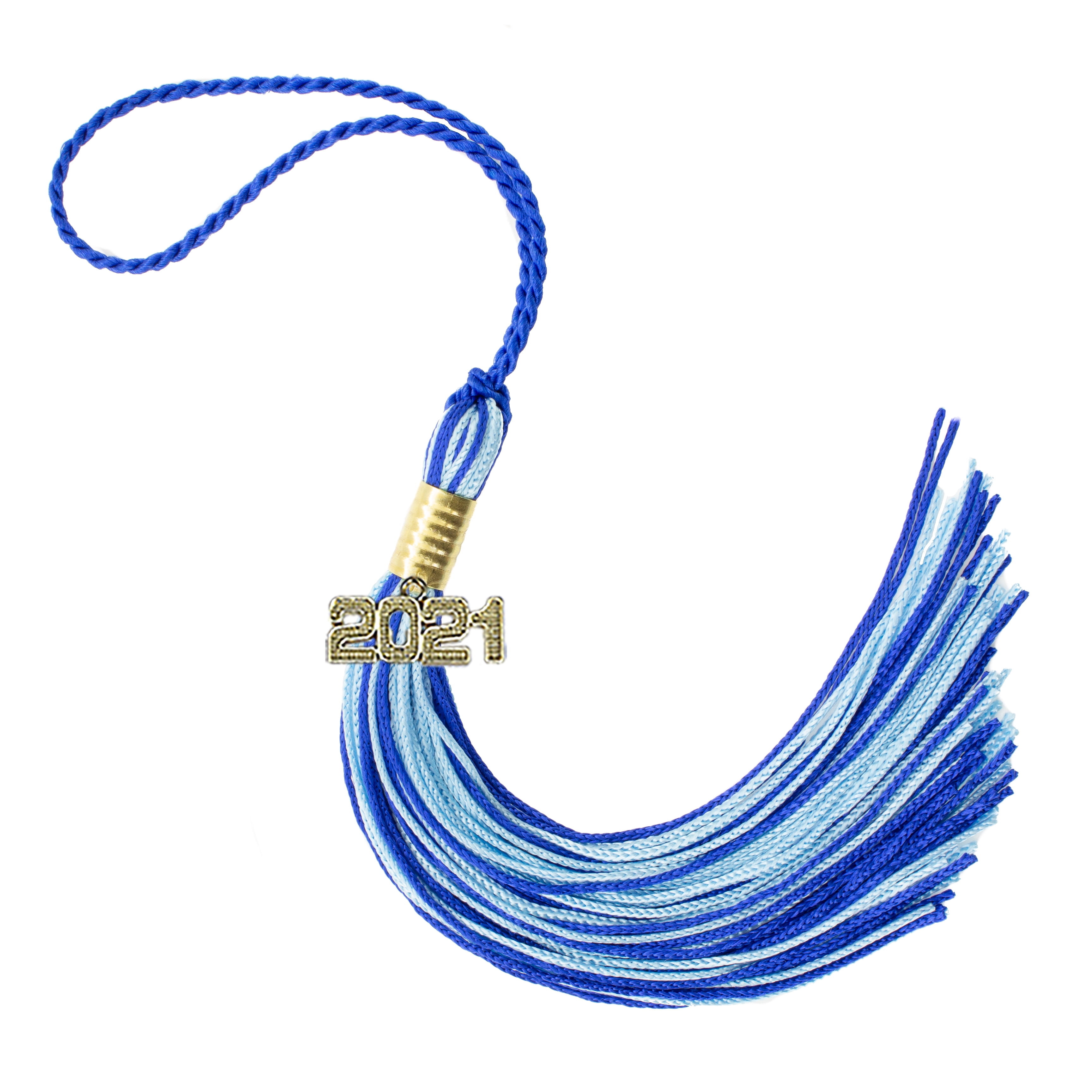 Graduation Tassel 2021 ROYAL/LTBLUE Tassel Depot Brand