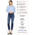 thumbnail image 3 of Kancan - Emely Mid-Rise Slim Straight Leg Jeans (27" Inseam) - KC20062D, 3 of 8