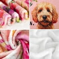 thumbnail image 4 of Goldendoodle Gifts Goldendoodle Blankets 50"X60" Dog Throw Blanket for Dog Lovers Mom Dad Flannel Puppy Print Blanket for Couch Sofa Bed Car, 4 of 7
